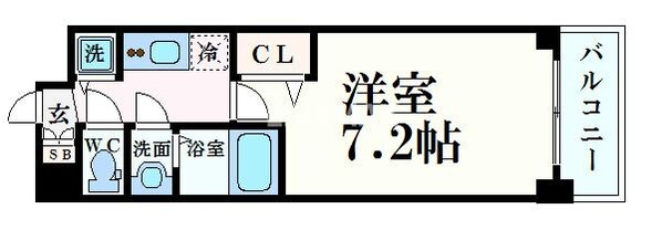 プレサンス丸の内雅殿の物件間取画像